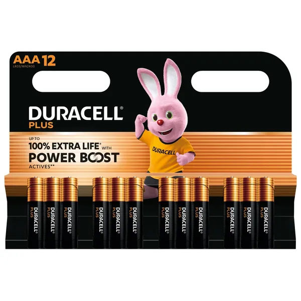 DURACELL BATTERIE AAA 2EME / 12PCS
