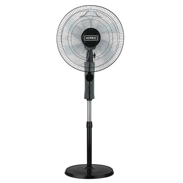 Ventilateur Koreq 18" Sur Pied Avec Commande Noir FS45A790