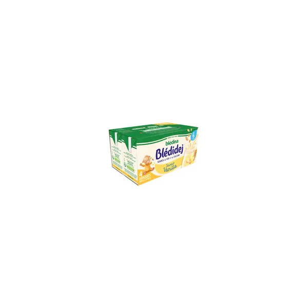 BLEDINA Blédidej céréales lactées vanille dès 6 mois 4x250ml