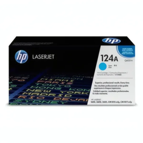 Toner HP-124A (Q6001A) Cyan - Impression jusqu'à 2000 pages