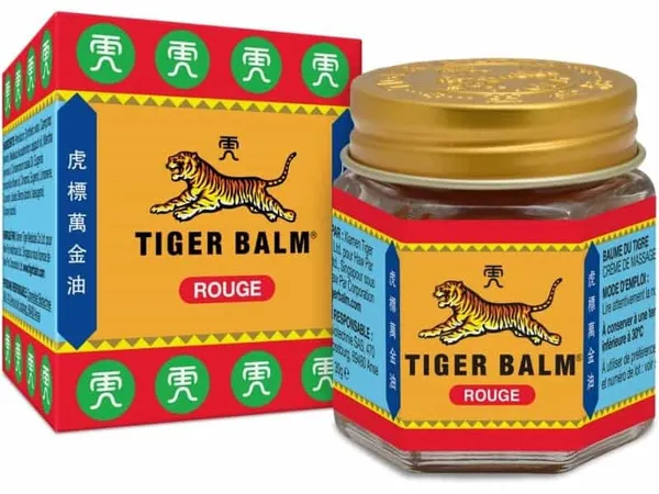 Tiger balm - Baume du tigre rouge - 19 gr baume - Le véritable baume du tigre extra fort