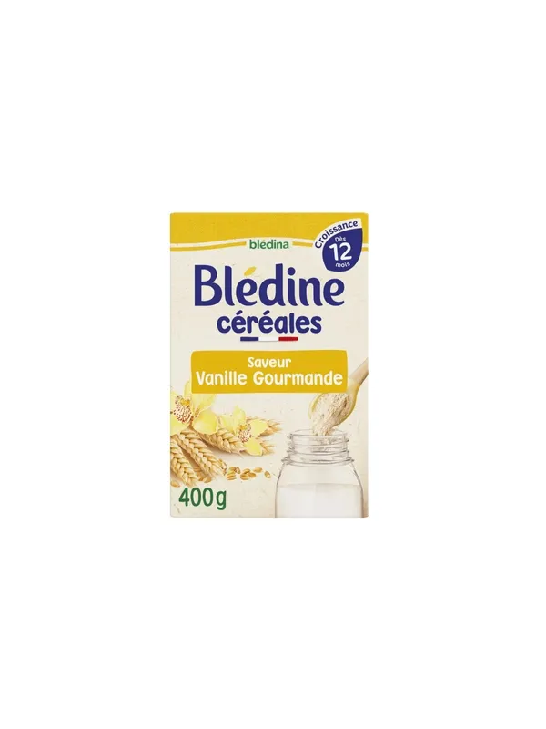 DLC Proche Août - BLEDINA - Blédine Croissance Vanille Gourmande - dès 12 mois -400g