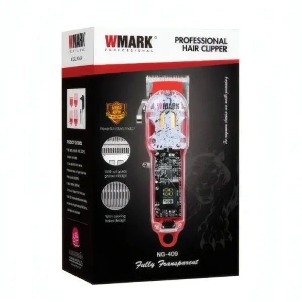 Tondeuse à Cheveux Professionnelle Rechargeable WMARK NG-409