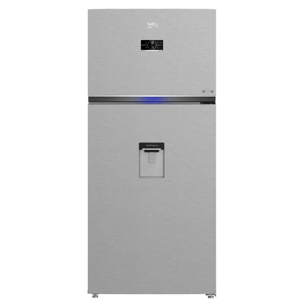 Réfrigérateur Double Portes 700L Inox avec Distributeur D'eau Nofrost A++ Beko RDNE700E40DZXP