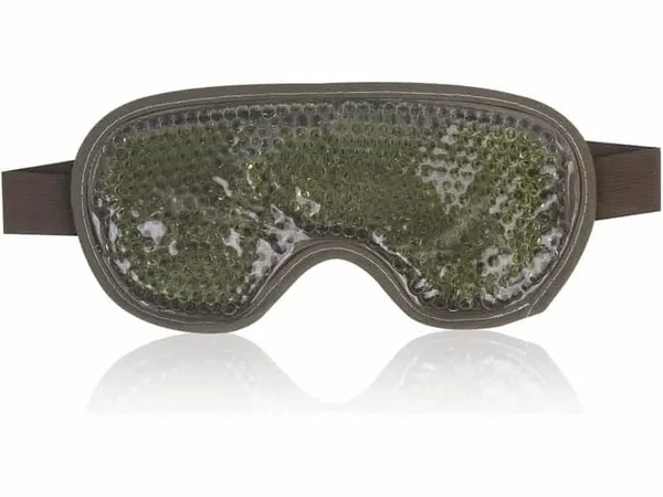Masque Réutilisable pour les Yeux Gonflés et les Maux de Tête - Vert Olive