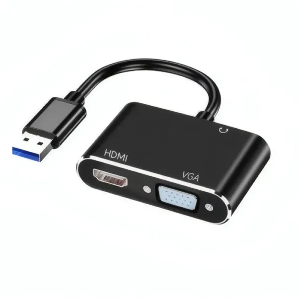 Convertisseur USB vers HDMI & VGA R SCAR RS-USBHDVGA