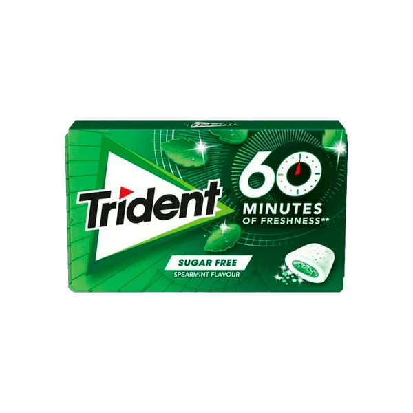 Trident chewing-gum- 60 Minutes Spearmint - 22g