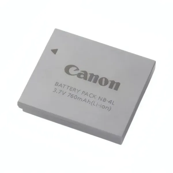 Batterie Lithium-Ion Canon NB-4L 760 mAh pour Appareils Photo