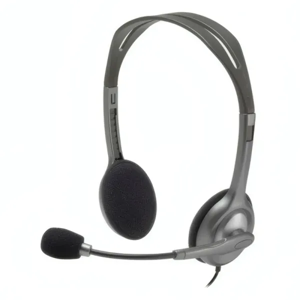 Casque Filaire Logitech H111 avec Micro - Son Stéréo Confortable