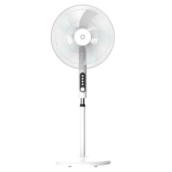Ventilateur Sur Pied Global Air Blanc 18 Avec Telecommande