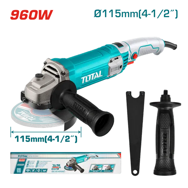 Meuleuse d'Angle TOTAL 960W - 115mm
