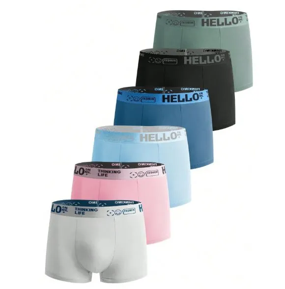 Hello - Pack de 6 Slips Homme en Soie de Glace – Sans Couture & Respirants