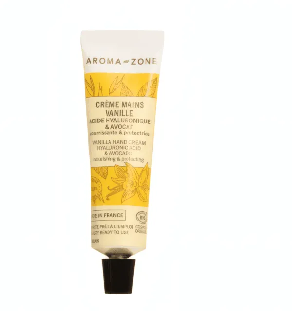 Aroma-Zone – Crème Mains BIO Vanille, Avocat - 20ml