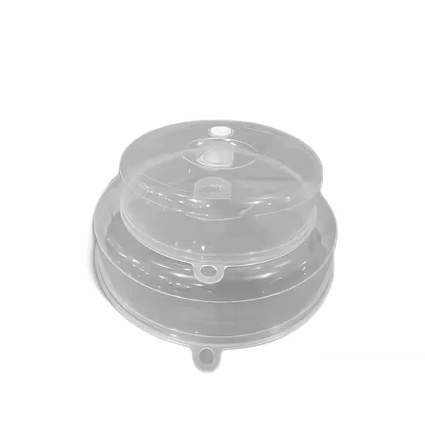 Lot de 2 Couvercles de Conservation pour Micro-ondes – Plastique Transparent