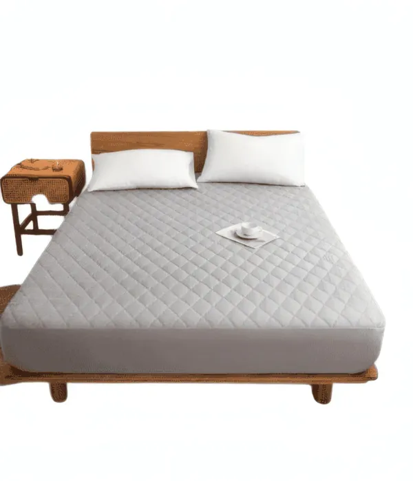 Housse de matelas imperméable (180×200 cm) – Gris