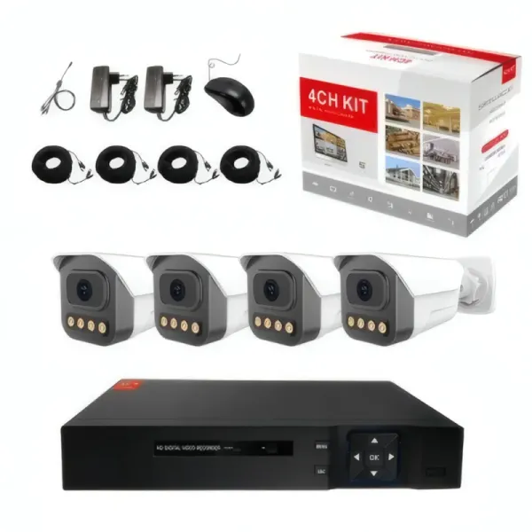 Kit de Vidéosurveillance Analogique 4 Caméras - 2MP
