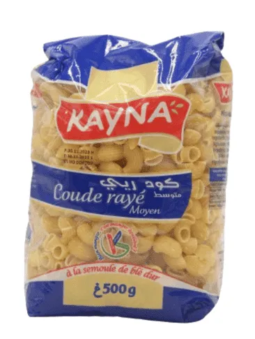 KAYNA - Pâtes coudes rayés - 500g