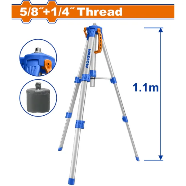 Tripods for laser levels