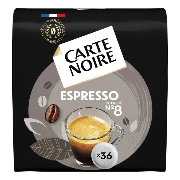 DLC Proche Août - CARTE NOIRE - Espresso intensite N8 (x36) 250g