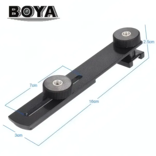 Barre de Montage Universelle BOYA BY-C01 - Support Microphone et Accessoires