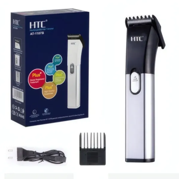 Tondeuse à Cheveux et Barbe HTC AT-1107B Rechargeable