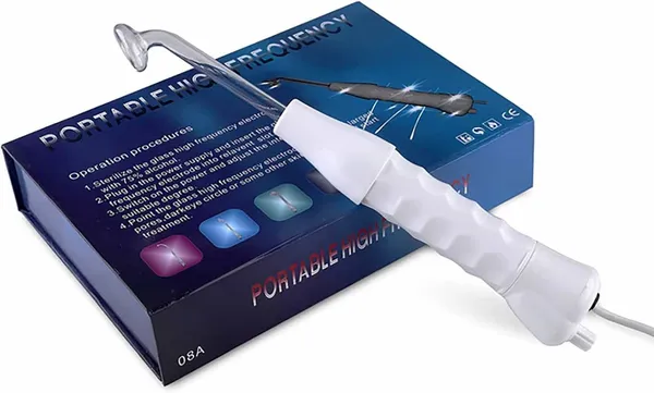 TYTUOO - Appareil Haute Fréquence Visage – 4 Tubes Néon – Raffermissant & Soin Peau
