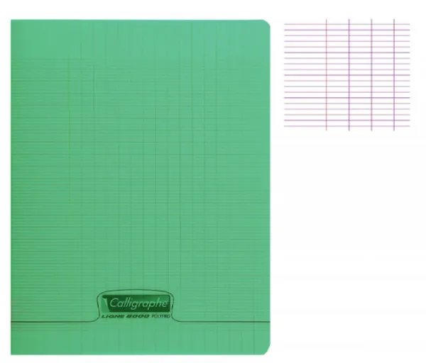Calligraphe petit cahier 96 pages ,vert