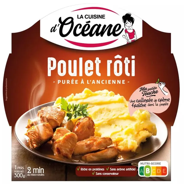 Poulet Roti Et Puree A L'Ancienne 300G