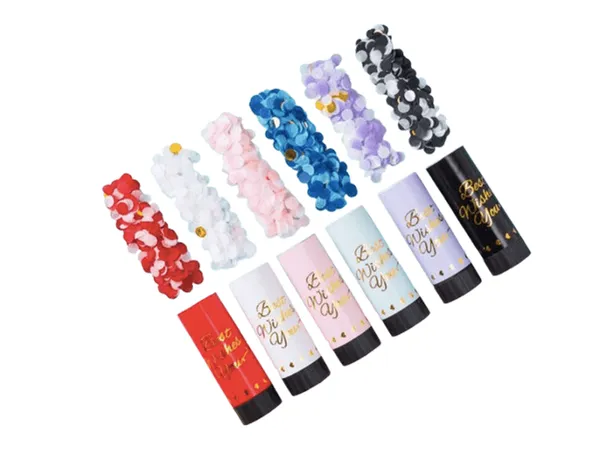 Accessoire de fête multicolore en papier soufflé à la main,3 PCS