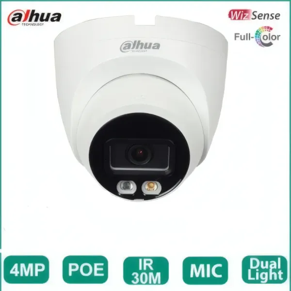 Caméra IP Dahua DH-IPC-HDW2449T-S-IL - 4MP Intérieure avec Microphone