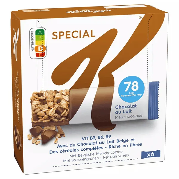KELLOGG’S – Barres Spécial K Chocolat au Lait - 120 g