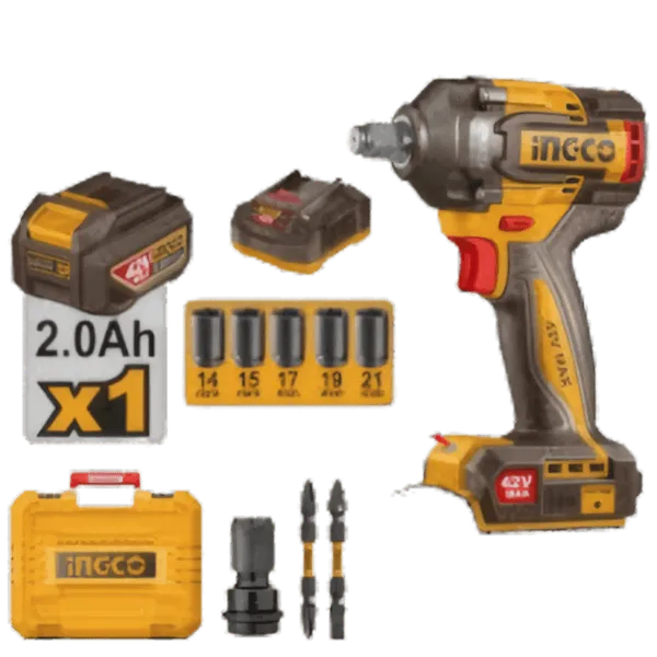 Clé à Choc Sans Fil 42V INGCO CIWLI42461
