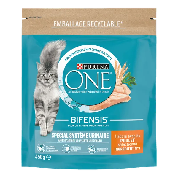 URINARY CARE ONE - Croquettes pour chat à problème urinaire - 450G