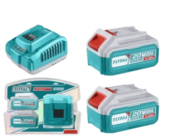 Pack Énergie P20S - 2 Batteries 4.0Ah + Chargeur Rapide 4A