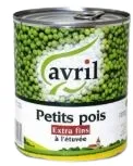 AVRIL - Petits pois avril extra fins à l'étuvée - 800 g