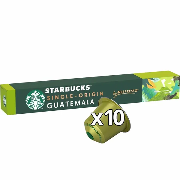 STARBUCKS-Café Capsules Guatemala Intensité 5 Compatible Nespresso-10 capsules