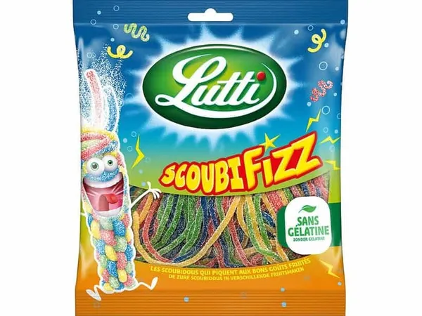 LUTTI - Scoubifizz Bonbons Gélifiés 180G