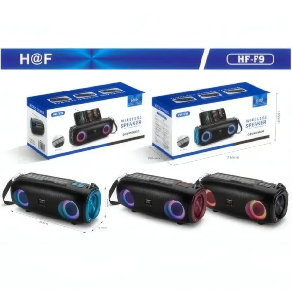 Haut-Parleur Portable H@F HF-F9 avec Bluetooth et Radio
