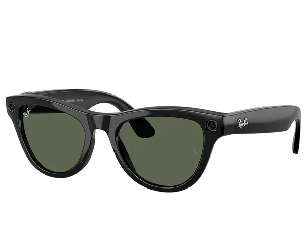 Ray-Ban Meta Headliner Gen 2 Shiny Black Transition Graph Green – Lunettes Connectées IA