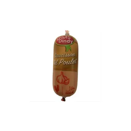 DINDY - Saucisson poulet ail - 200 g