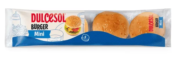 Dulcesol - Mini Pain Burger - 8 Pièces