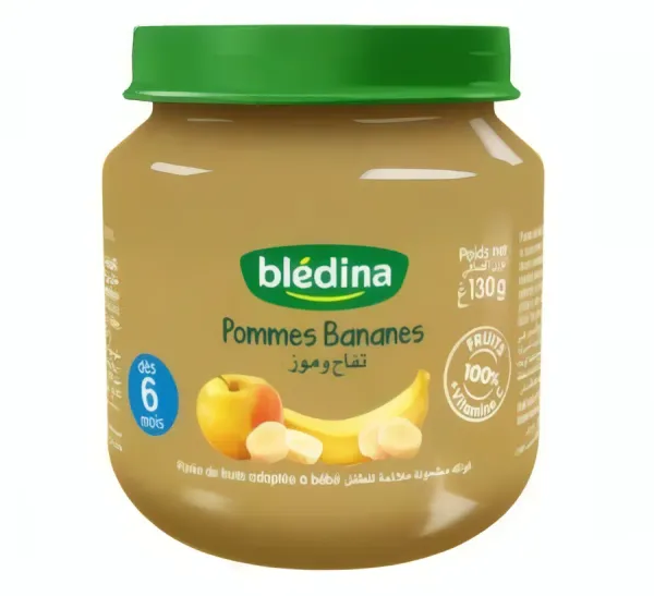 BLÉDINA - Compote pommes bananes dès 6 mois - 130g