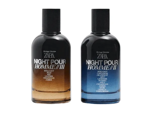Parfum ZARA MAN - Duo Night pour Homme II et III, 100 ml
