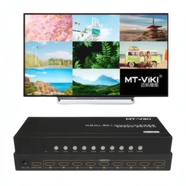 Multi-Viewer HDMI MT-VIKI MT-SW091 - 9 Entrées avec Télécommande