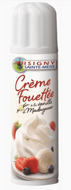 Isigny Sainte-Mère - Crème fouettée à la madagascar, vanille (250g)