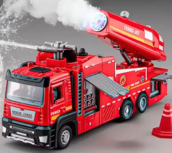 Camion Pompiers Métal Pulvérisation