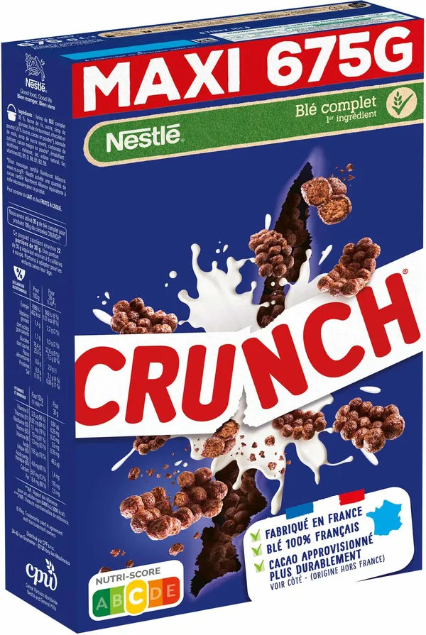 Nestlé – Céréales Crunch - 675 g