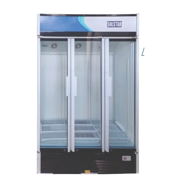 Refrigerateur Solstar Vertical 3 portes Vitrine VC14000