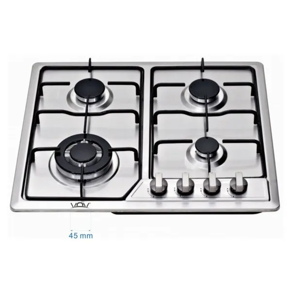 Plaque De Cuisson Vov 4 Feux 60X60 Inox VGH4007S