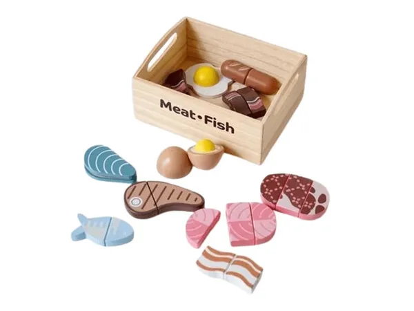 Ensemble Jeu Bois Aliments